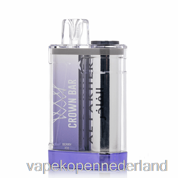 Elektronische Sigaret Vape Al Fakher Crown Bar Crystal 9000 Wegwerp Bessenijs